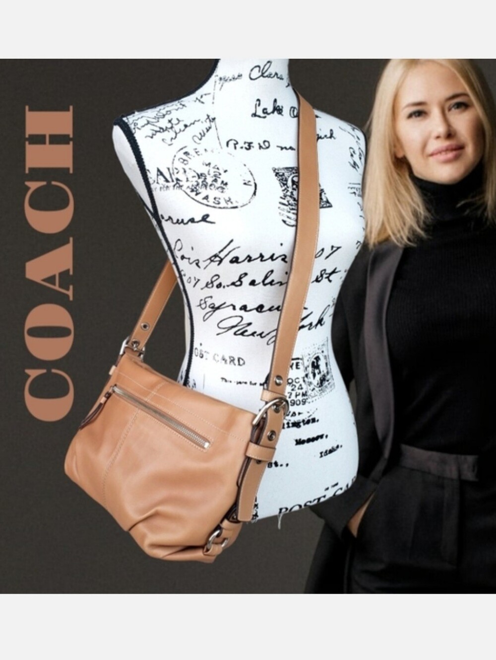 💯 COACH Soho hobo bag